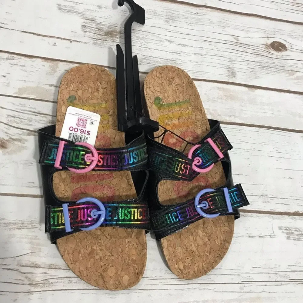 Justice girls sandals